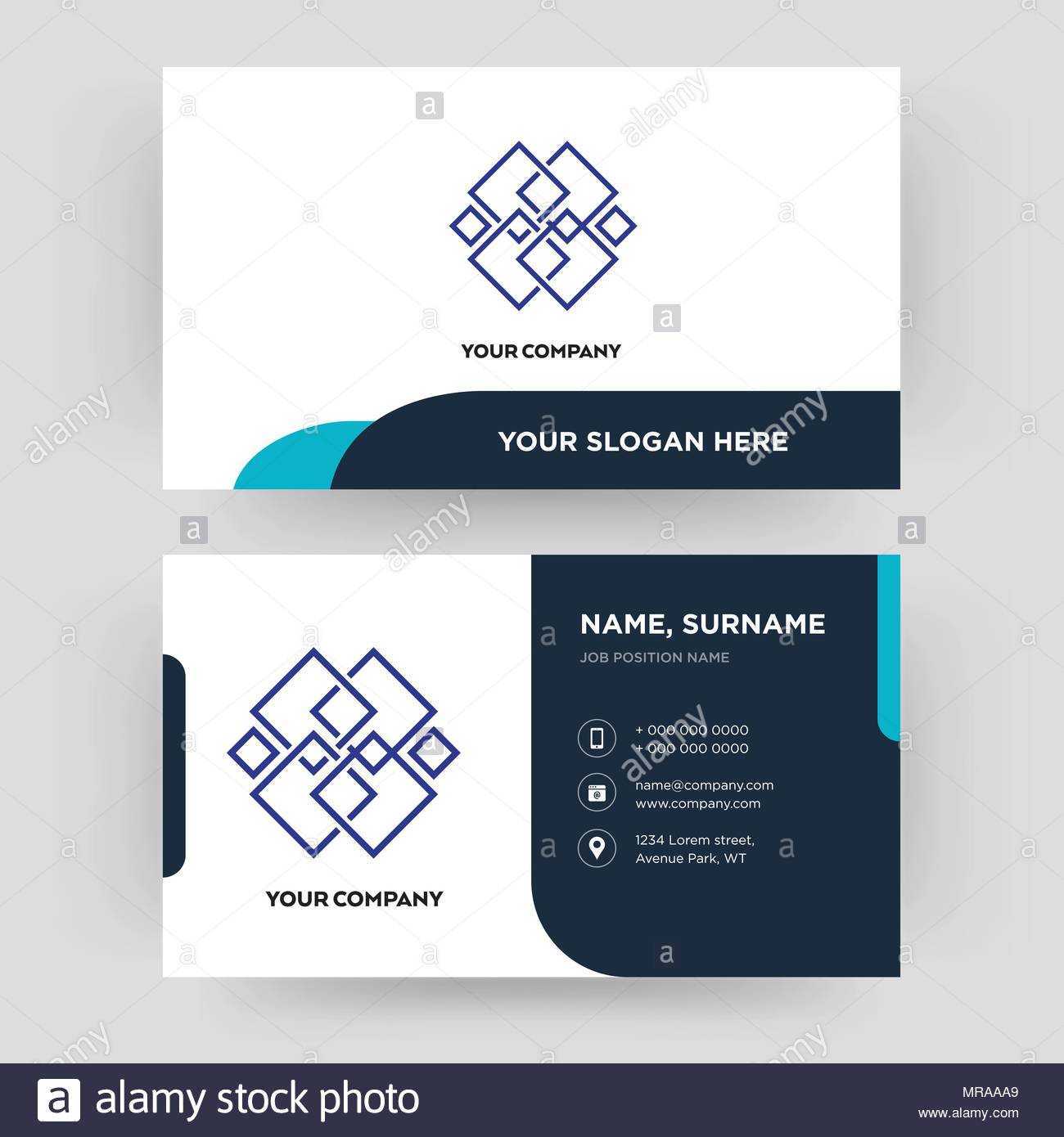 Generic, Business Card Design Template, Visiting For Your Pertaining To Generic Business Card Template