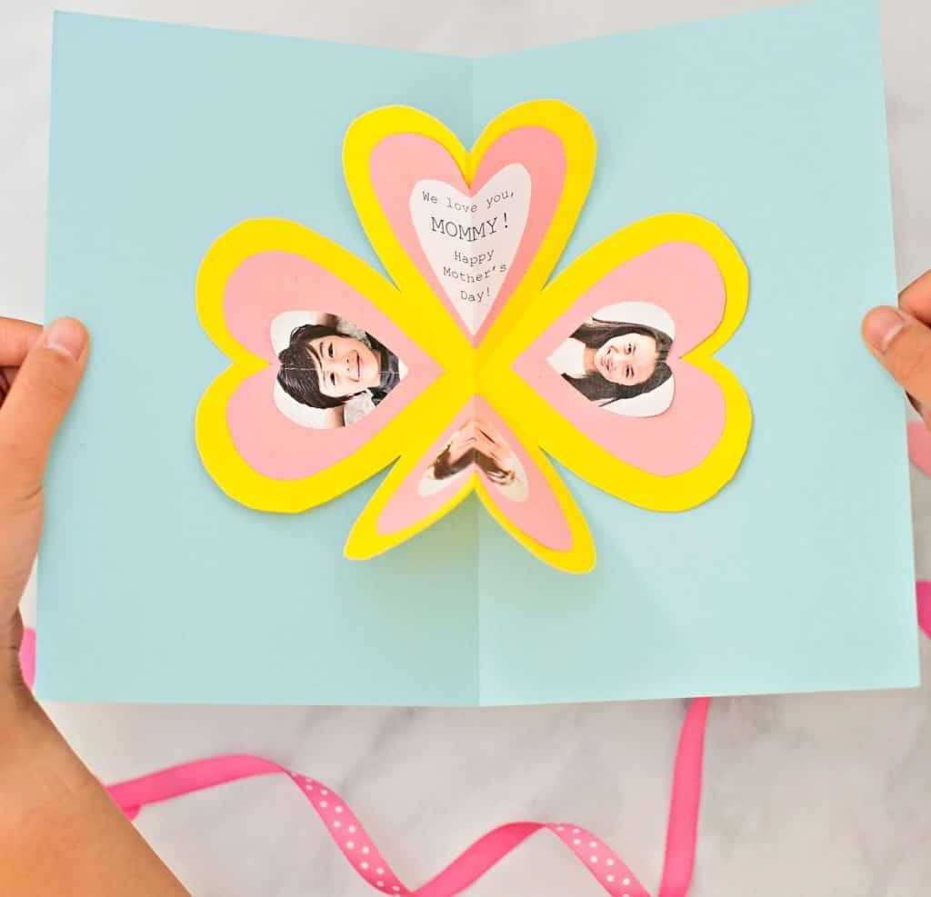 Get The Free Template To Make This Easy Heart Pop Up Card Pertaining To Heart Pop Up Card Template Free