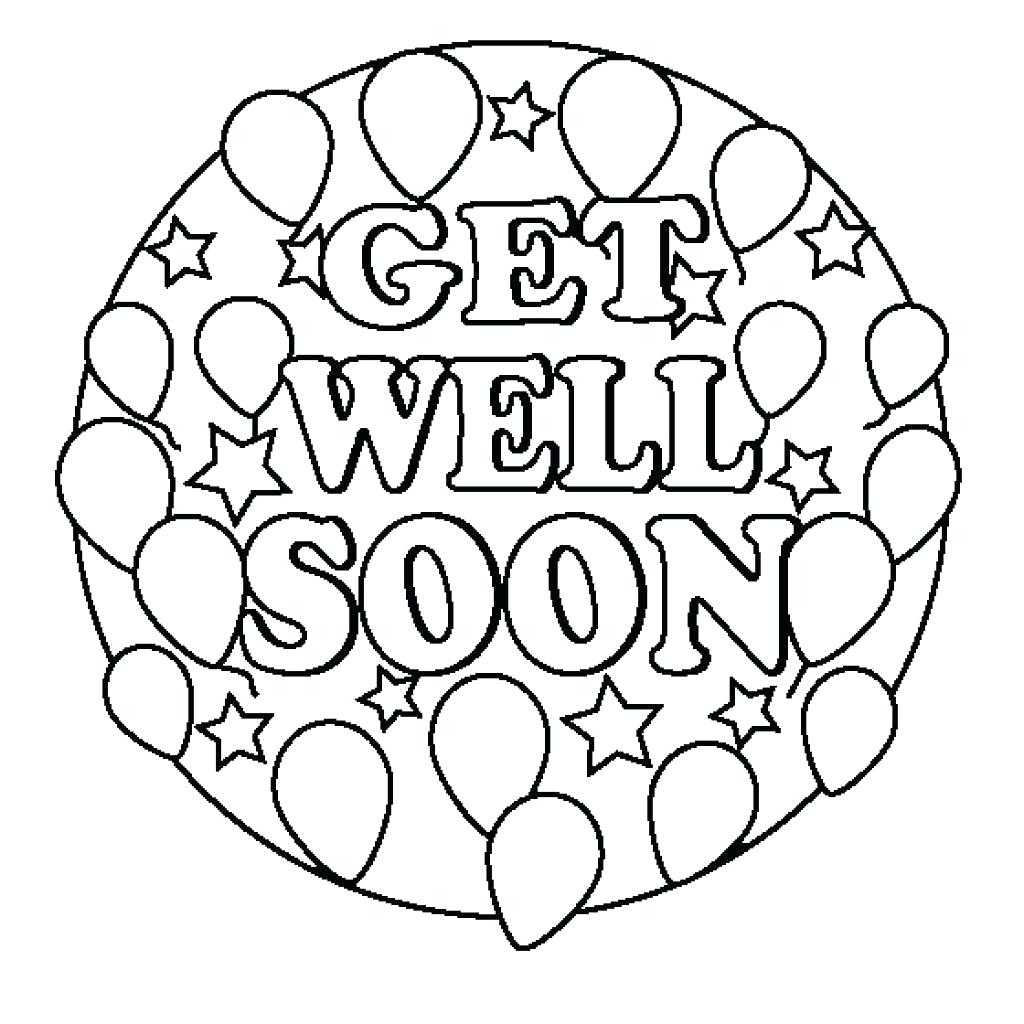 Get Well Coloring Pages Printable – Adaptpaper.co Intended For Get Well Card Template