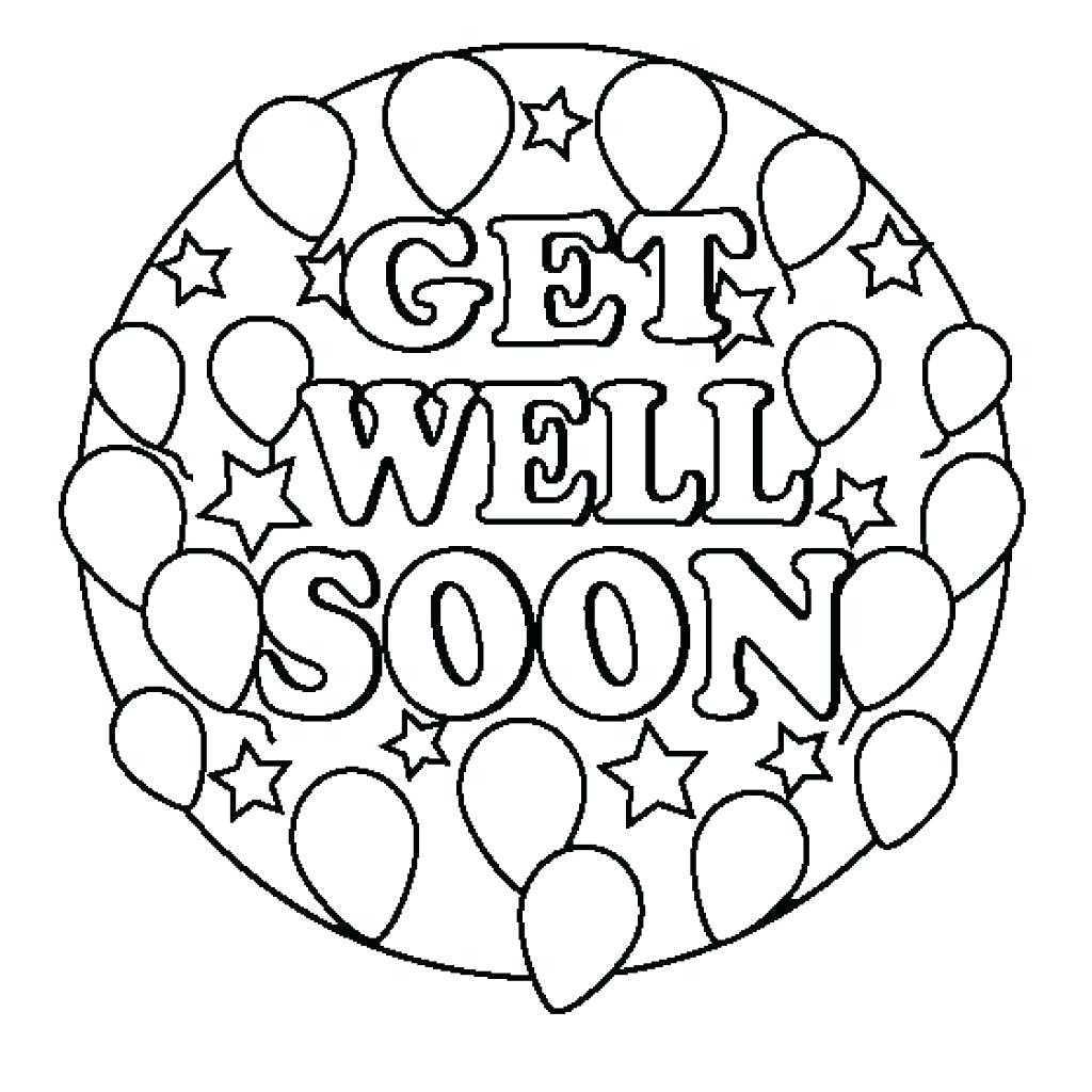 Get Well Coloring Pages Printable – Adaptpaper.co Intended For Get Well Card Template