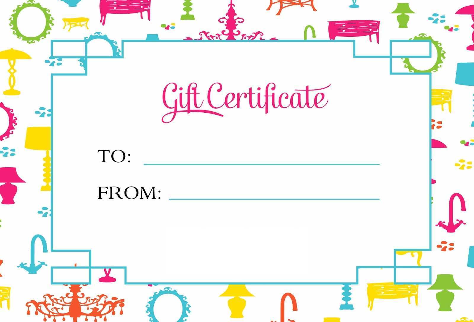 Gift Certificate Template For Kids Blanks | Loving Printable Regarding Kids Gift Certificate Template