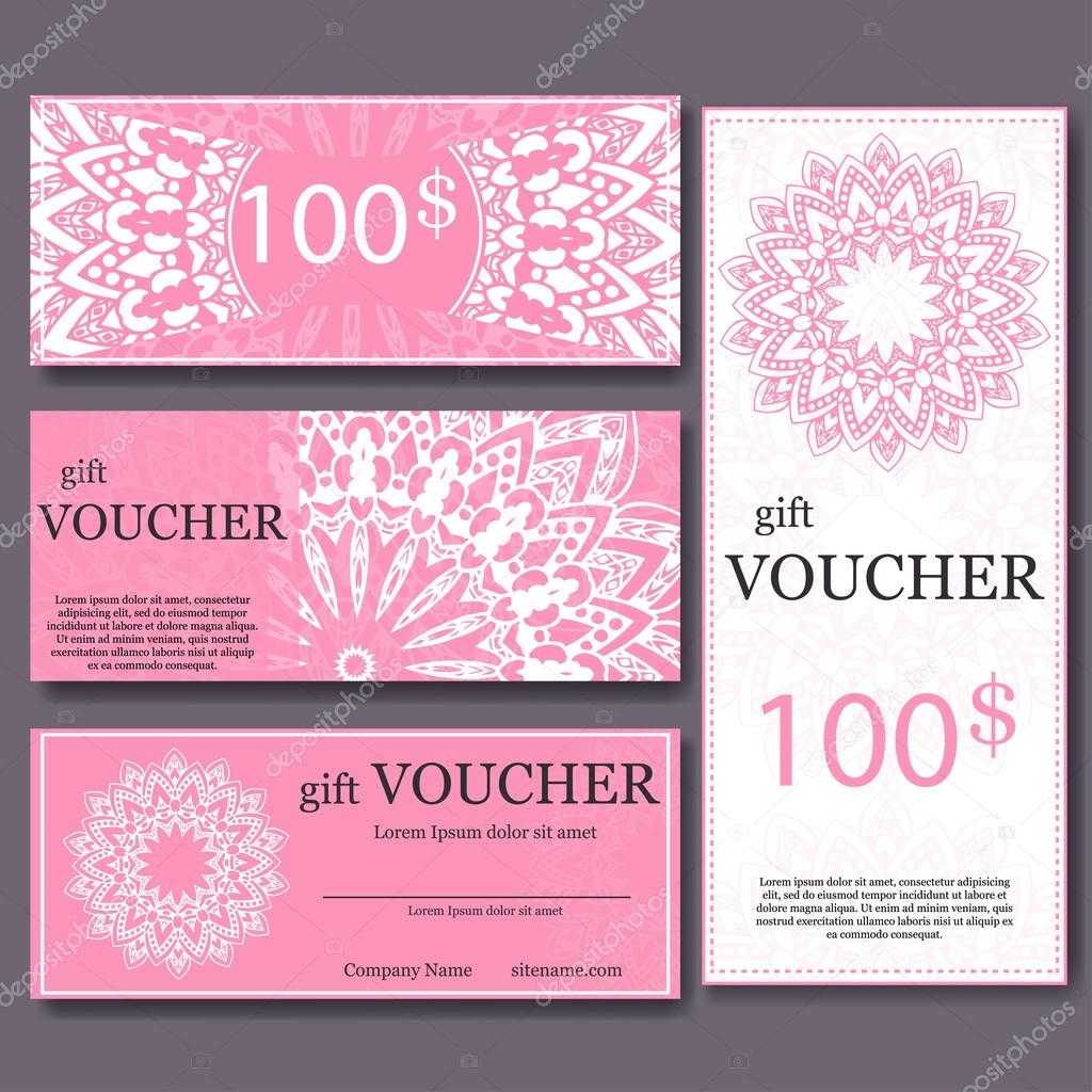 Gift Voucher Template With Mandala. Design Certificate For Regarding Magazine Subscription Gift Certificate Template