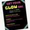 Glow Dance Flyer Template Editable In Word And Pages For Dance Flyer Template Word