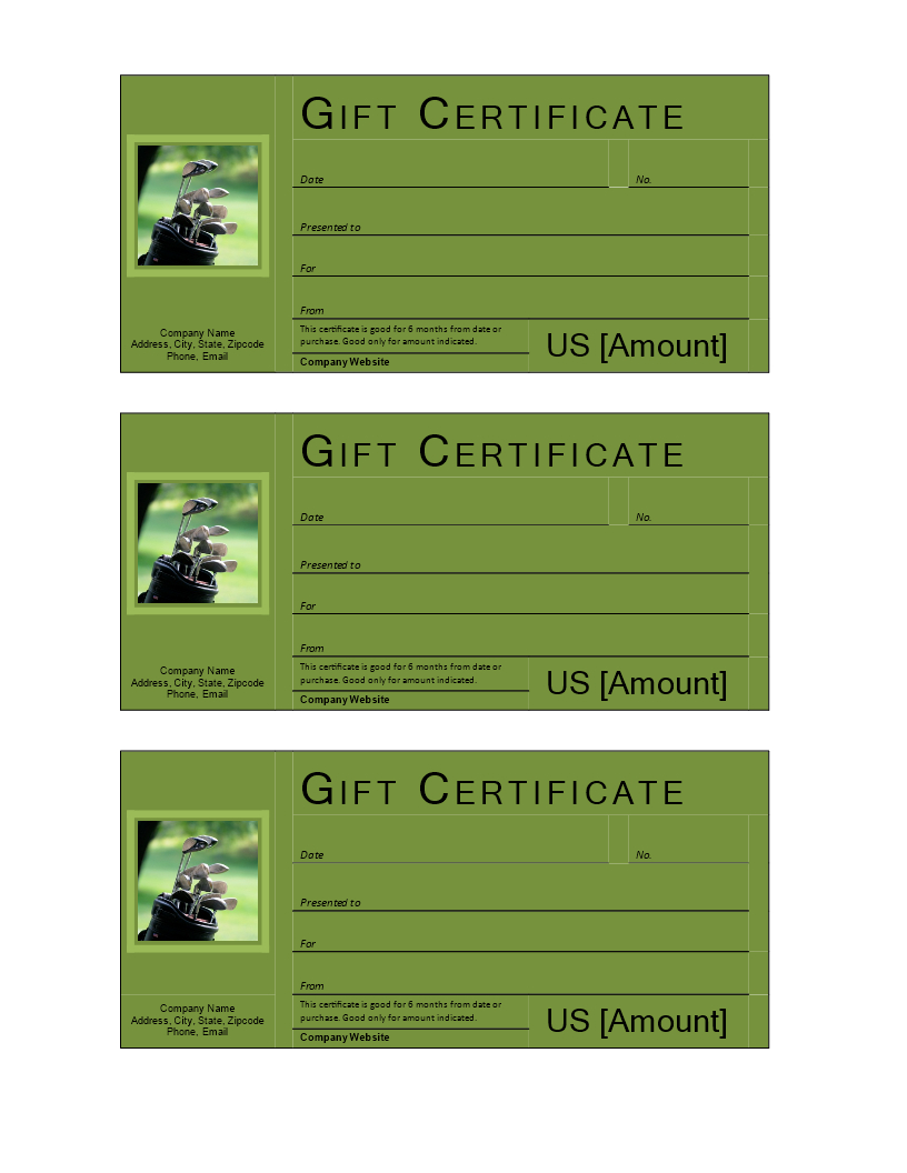 Golf Gift Voucher – Download This Free Printable Golf Gift With Regard To Golf Certificate Template Free