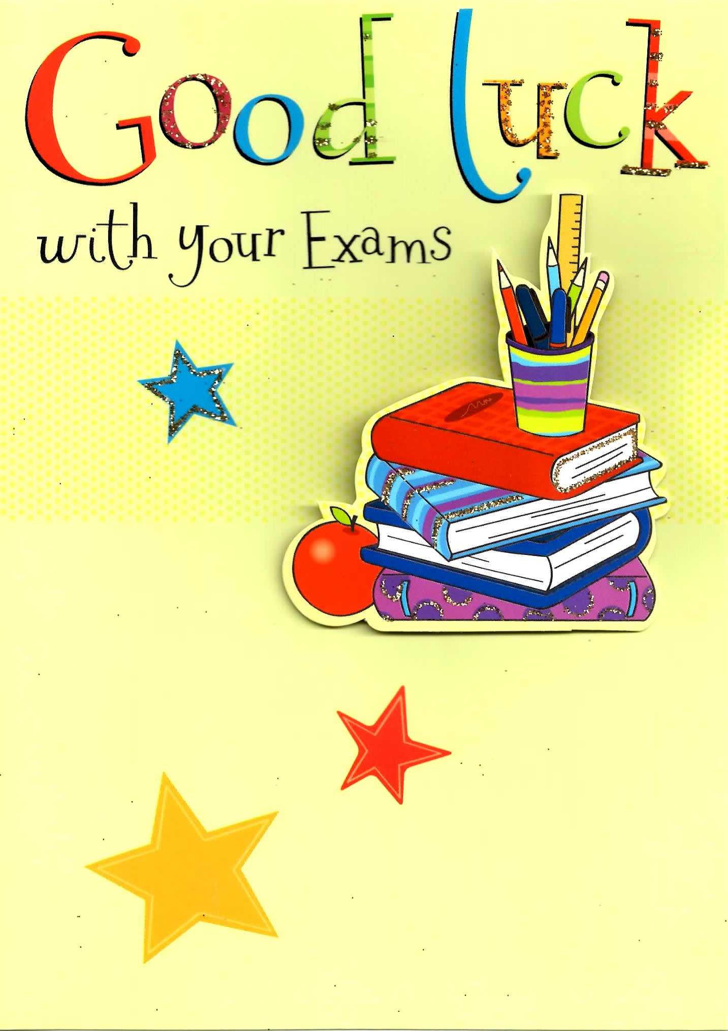 Good Luck With Your Exams Greeting Card Within Good Luck Card Templates