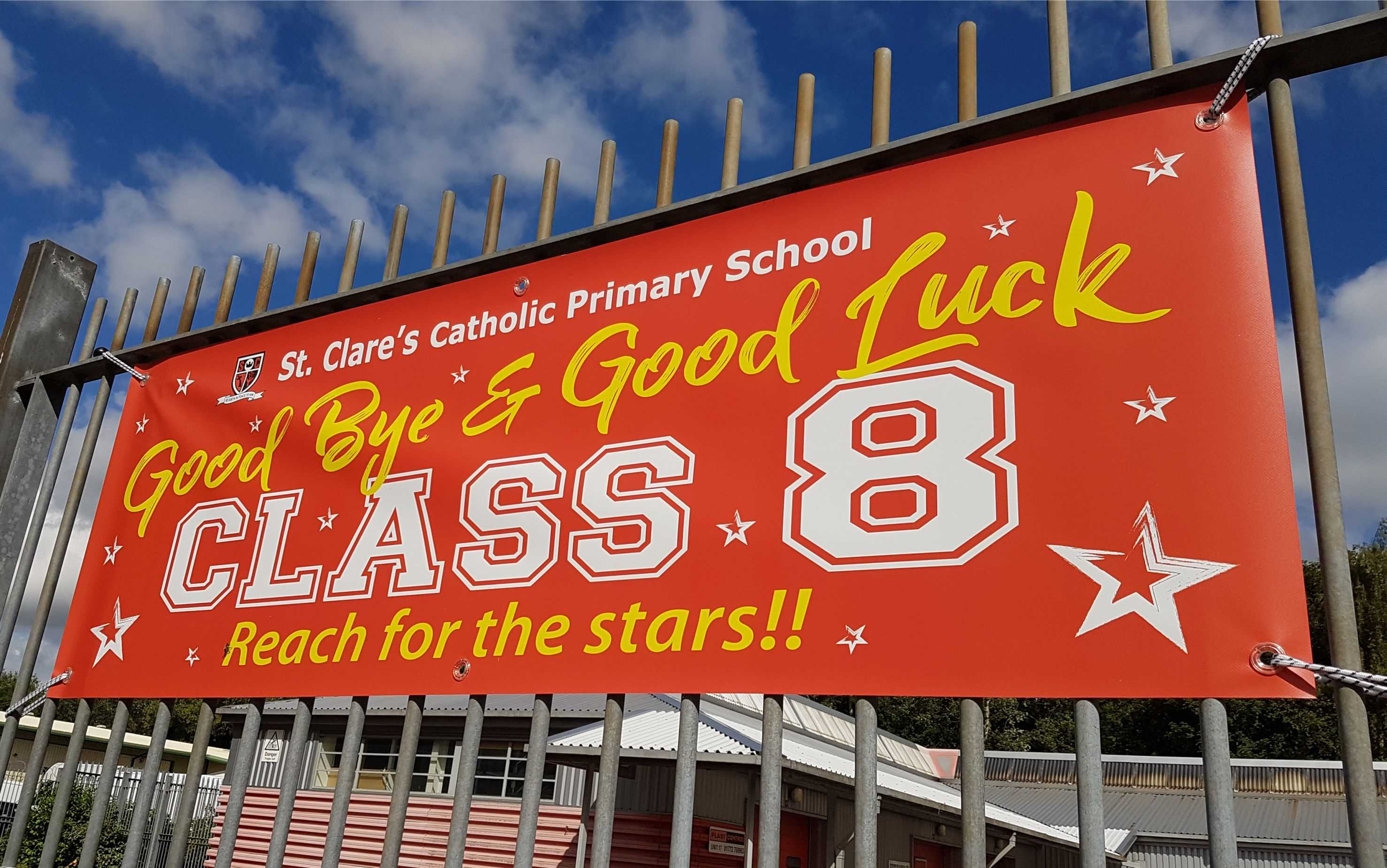 Goodbye & Good Luck Banner Pertaining To Good Luck Banner Template