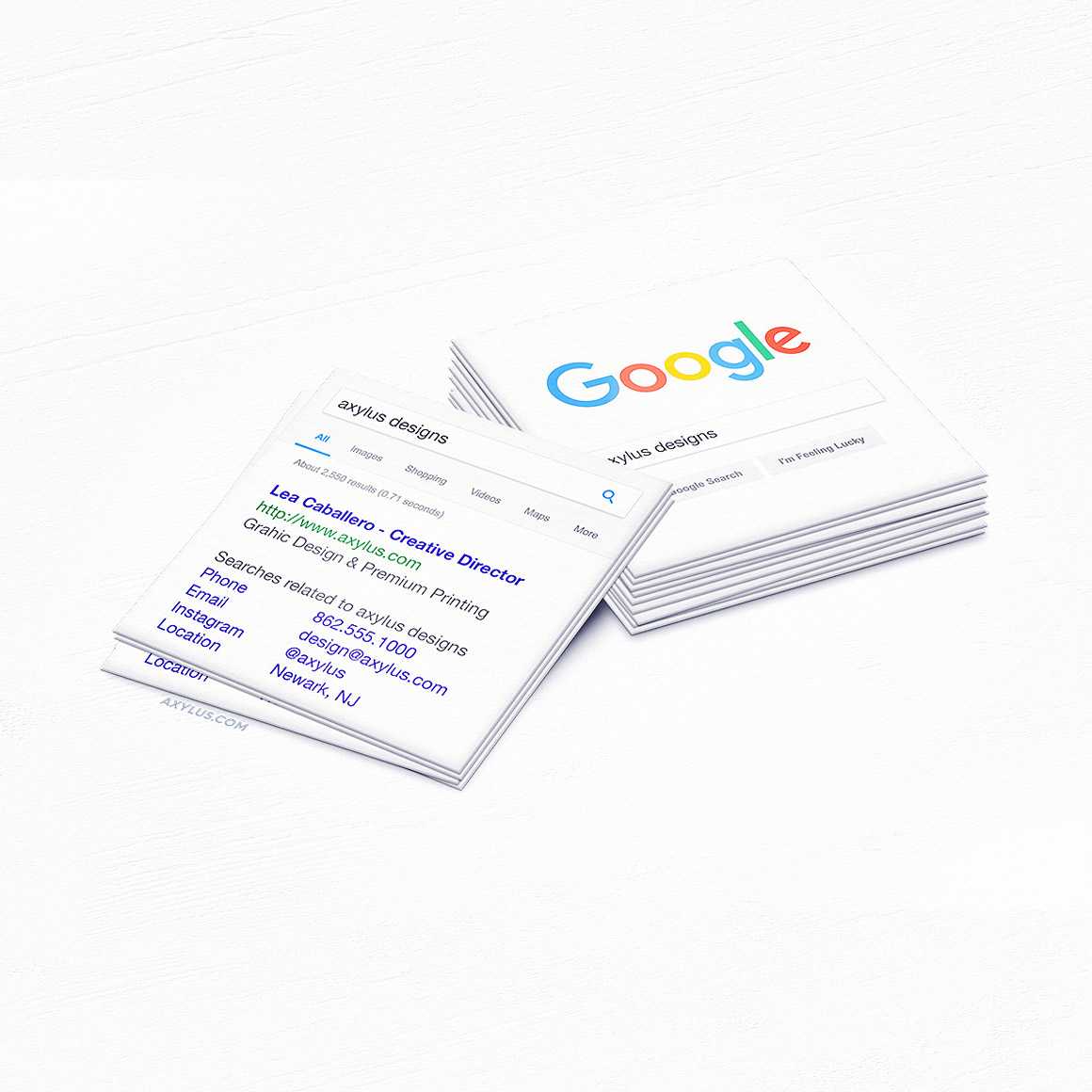 Google Business Cards • Square Mini Cards • Seo Marketing With Google Search Business Card Template