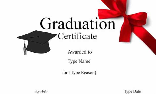 Graduation Gift Certificate Template Free Templates Intended inside Graduation Gift Certificate Template Free