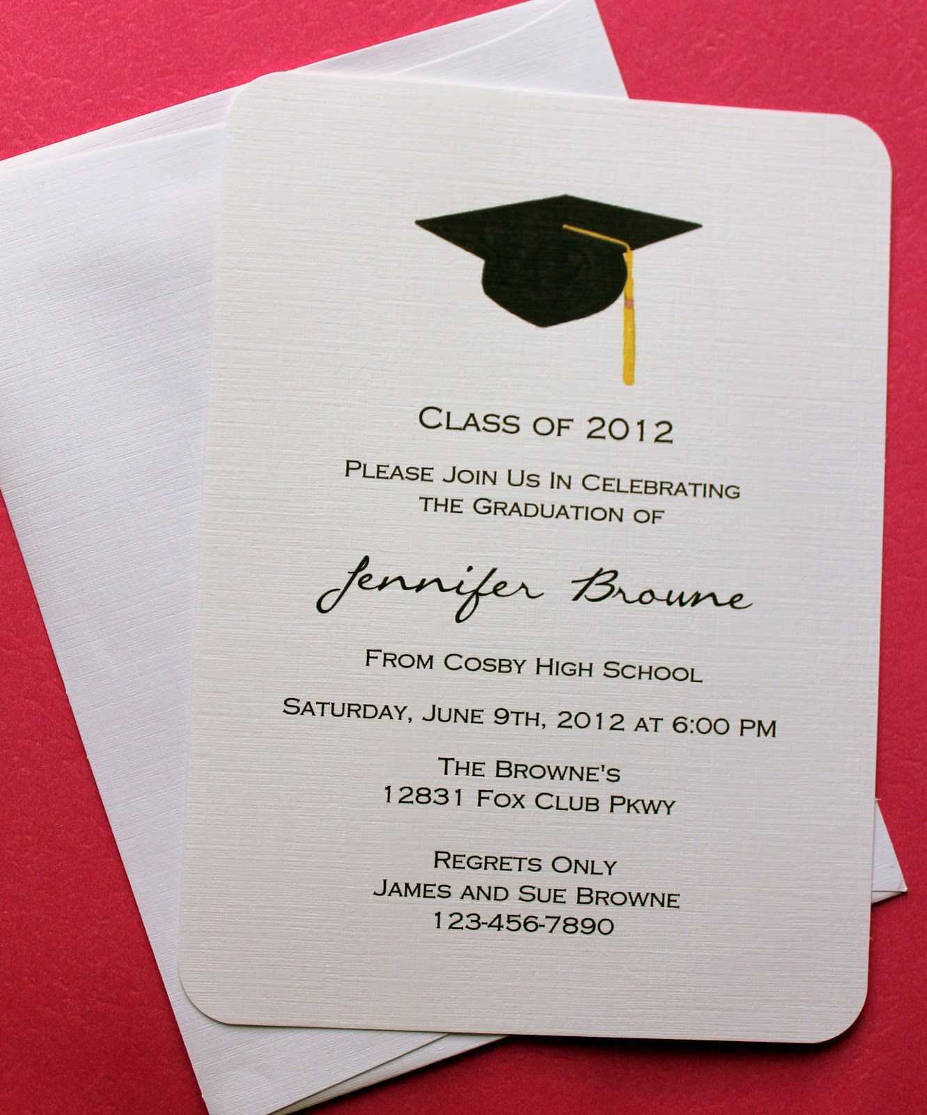 Graduation Invitation Templates Microsoft Word | Graduation With Free Graduation Invitation Templates For Word