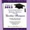 Graduation Party Or Announcement Invitation Printable – You With Free Graduation Invitation Templates For Word