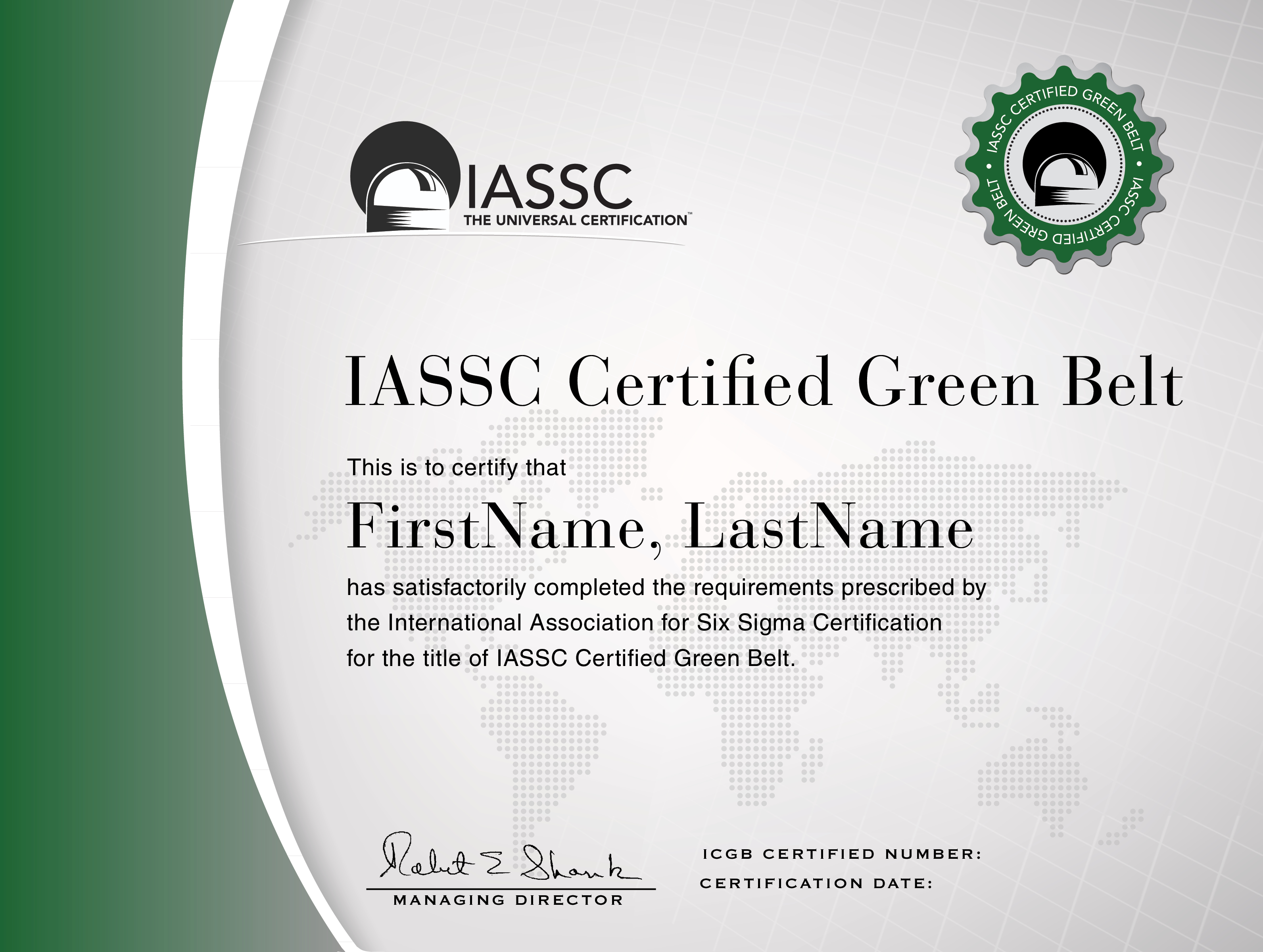 Green Belt Certification | Lean Six Sigma, Six Sigma Tools Within Green Belt Certificate Template