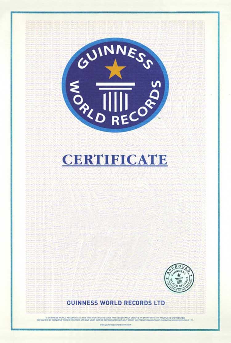 Guinness World Record Certificate Template – Alanbrooks In Guinness World Record Certificate Template