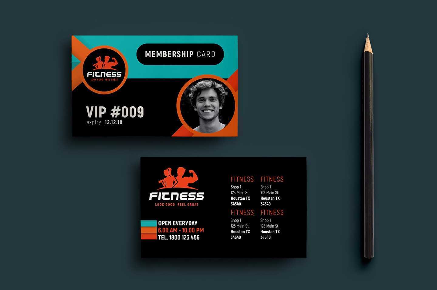 Gym Fitness Membership Card Template Brandpacks – Nurul Amal Intended For Gym Membership Card Template