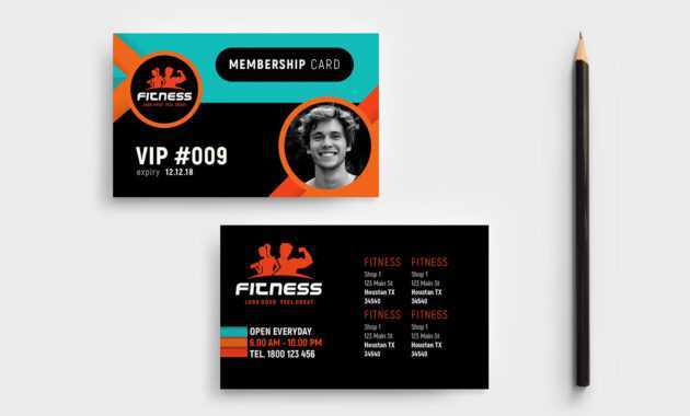 Gym / Fitness Membership Card Template In Psd, Ai &amp; Vector pertaining to Gym Membership Card Template