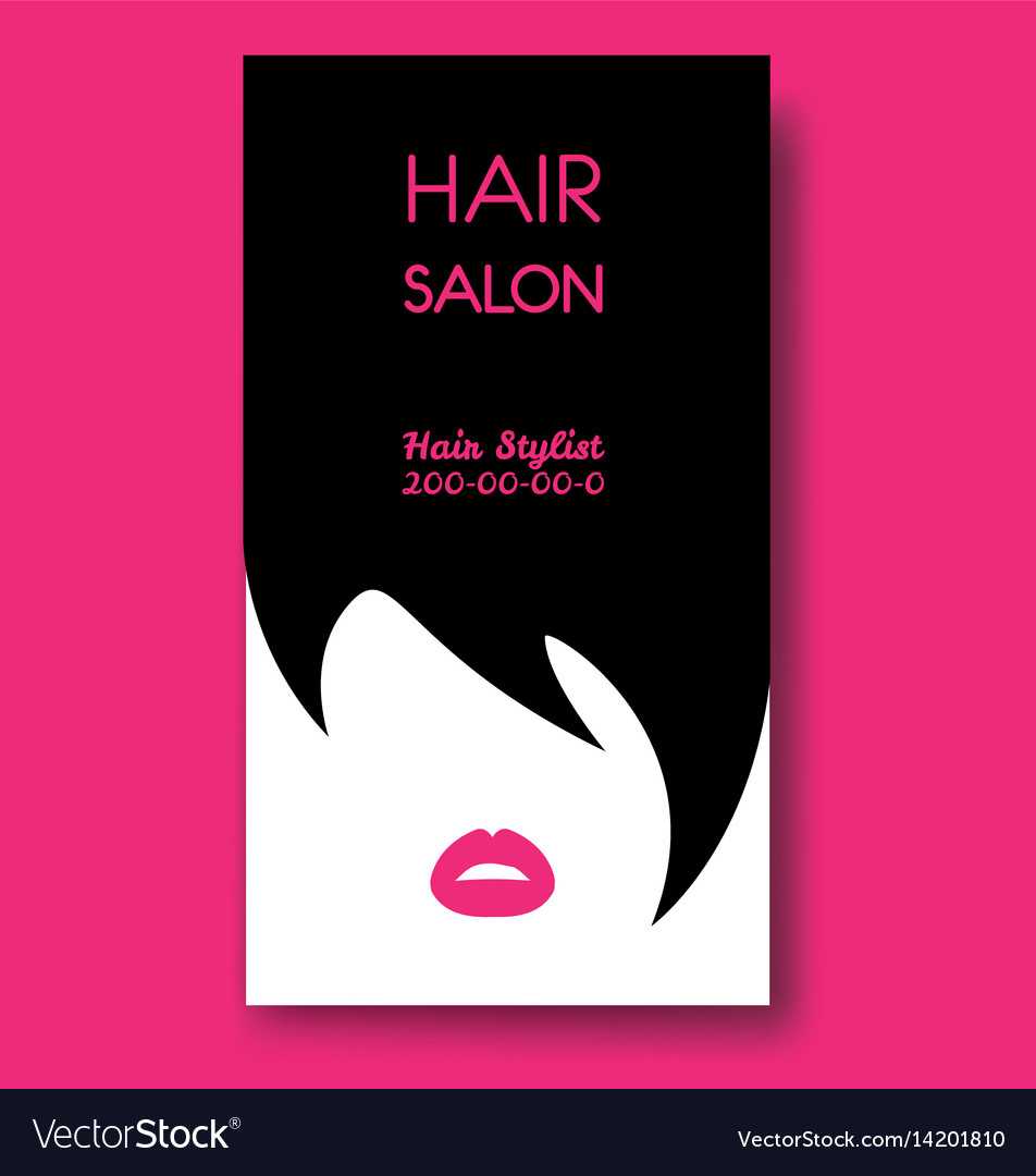 Hair Salon Business Card Templates With Black Hair Within Hair Salon Business Card Template