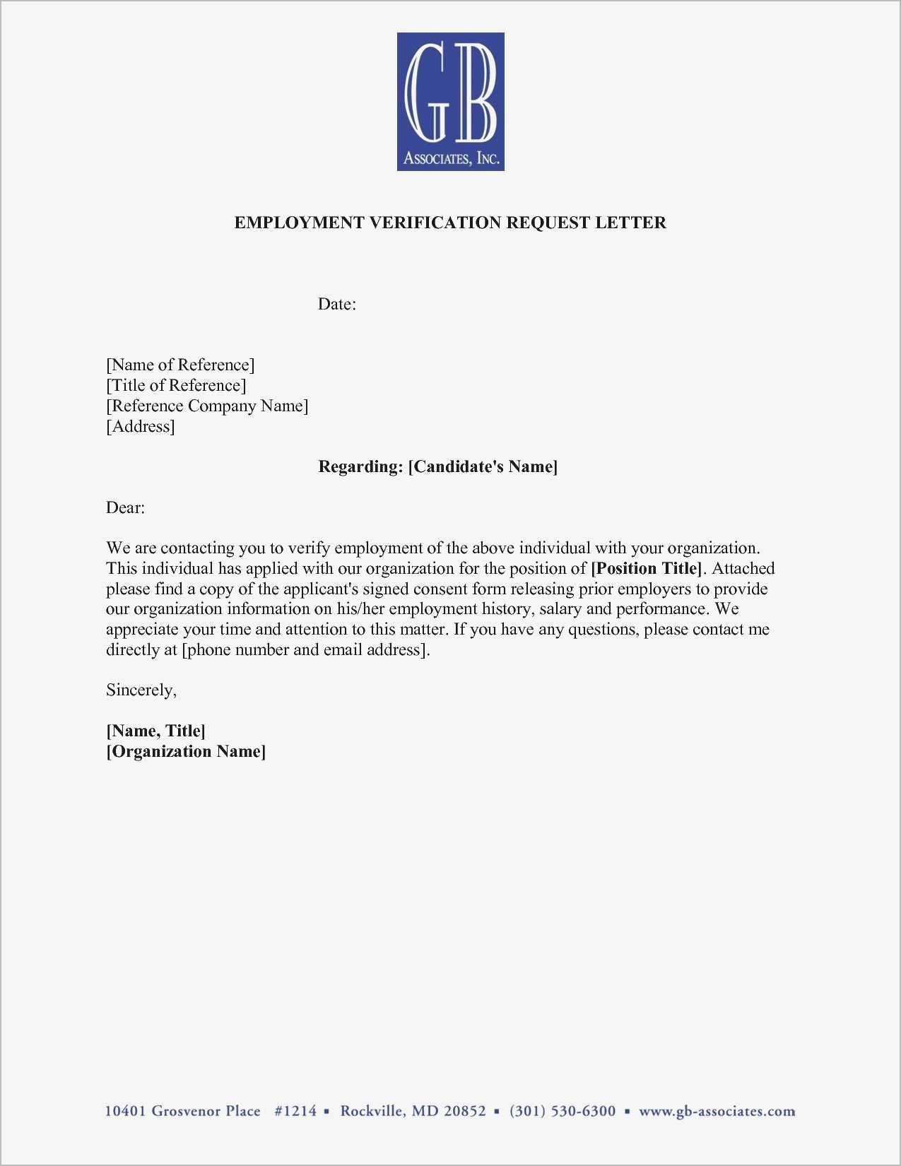 Hairstyles : Employment Verification Letter Sample Doc Regarding Employment Verification Letter Template Word