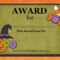 Halloween Award – Sinda.foreversammi Inside Halloween Costume Certificate Template