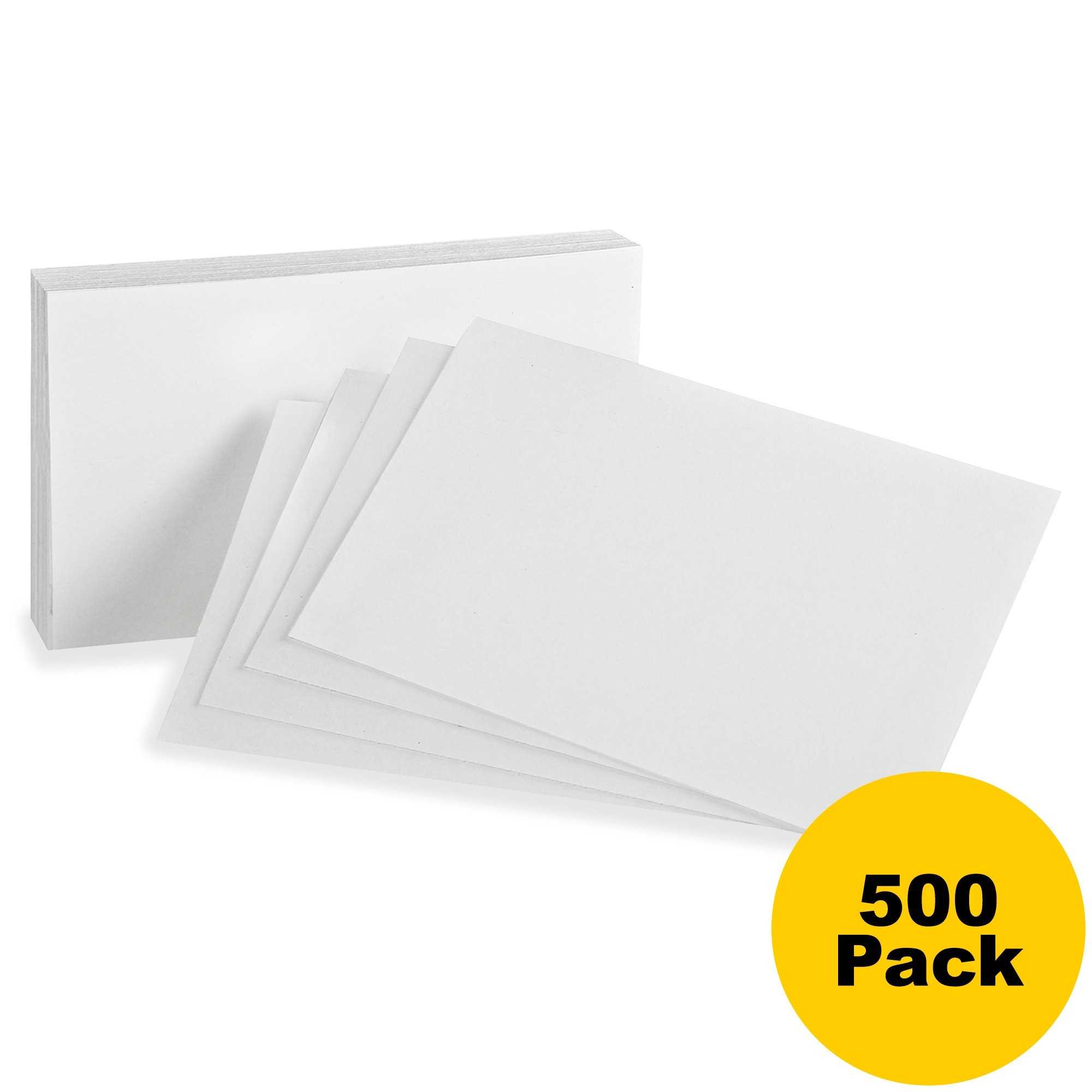 Hamelin Oxford Printable Index Card - 3 X 5 - 85 Lb Basis Weight - Recycled - 10% Recycled Content - 500 / Bundle - White with 3 By 5 Index Card Template Hamelin Oxford Printable Index Card – 3 X 5 – 85 Lb Basis Weight – Recycled – 10% Recycled Content – 500 / Bundle – White With 3 By 5 Index Card Template