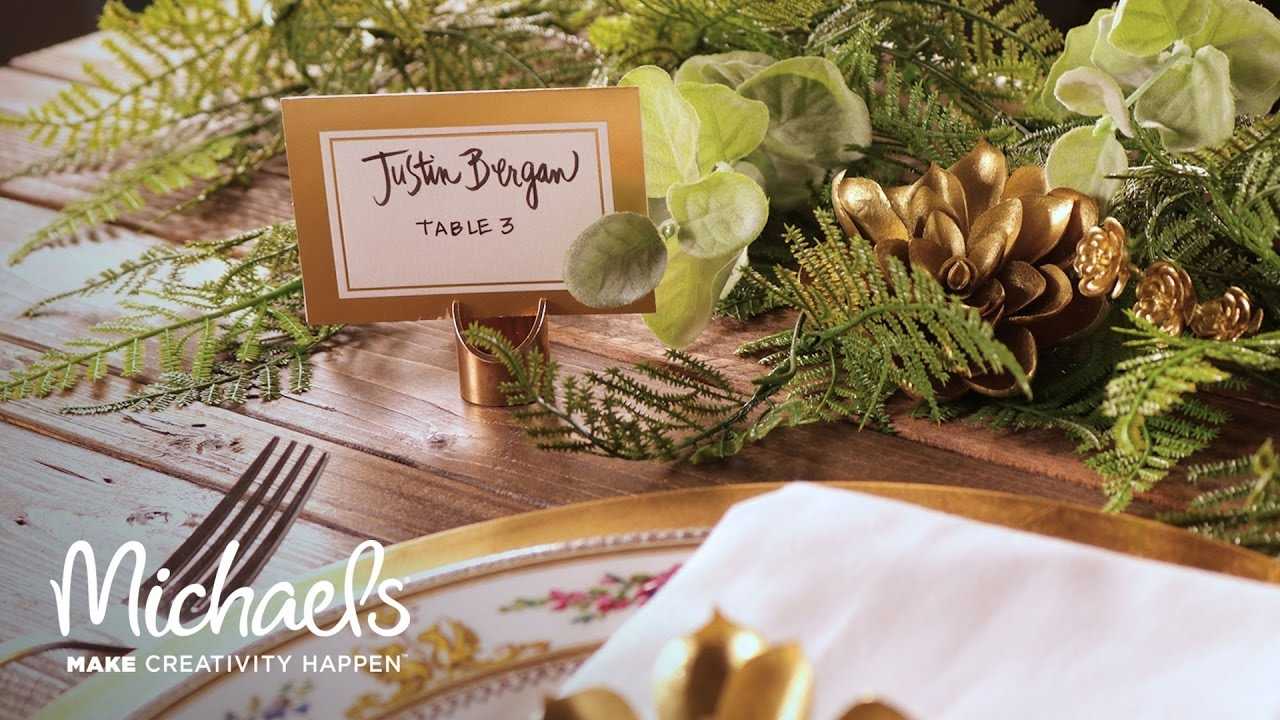 Handlettering For Place Cards | David Tutera | Michaels Within Michaels Place Card Template