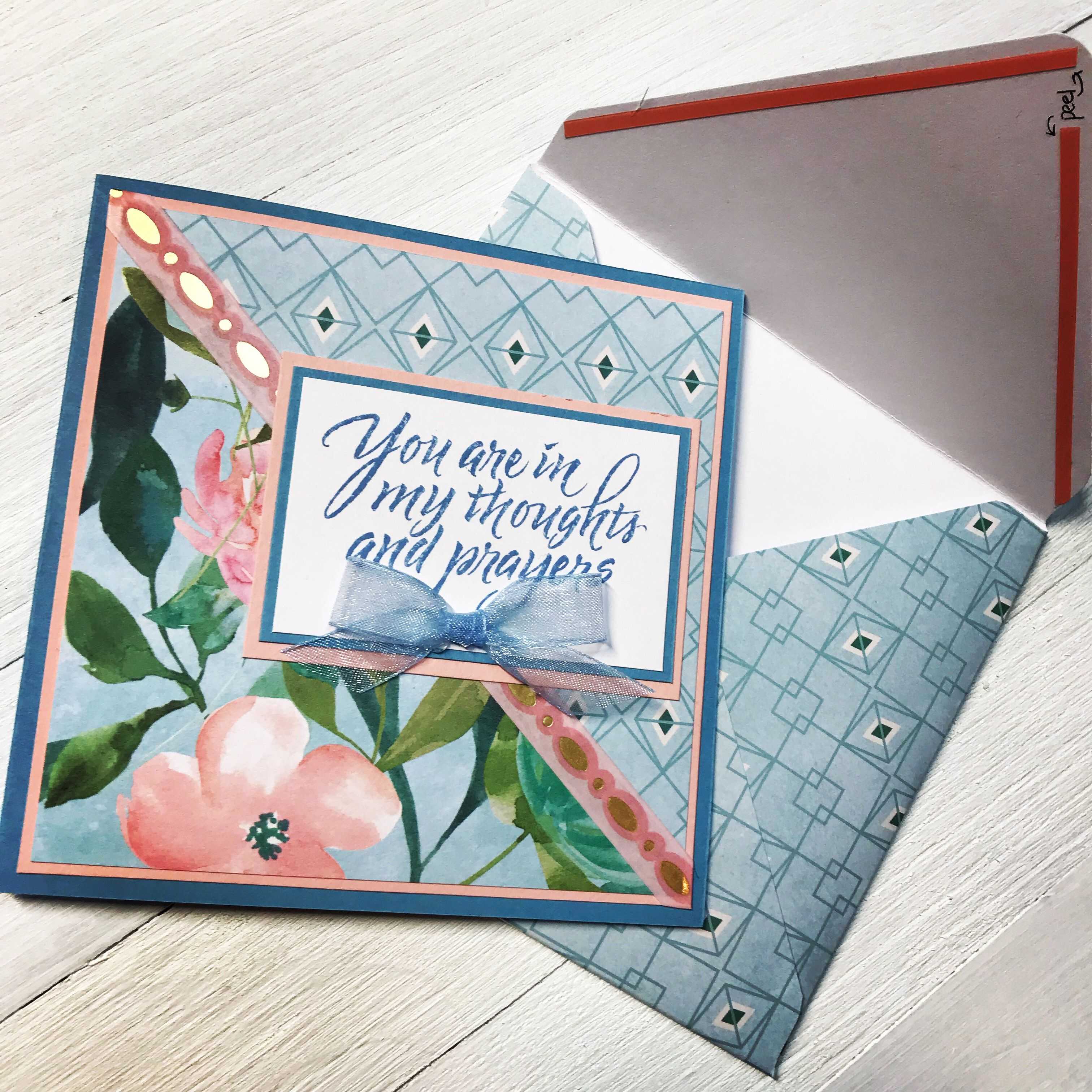 Handmade Card Using Spring Posies Paper Padrecollections For Recollections Cards And Envelopes Templates