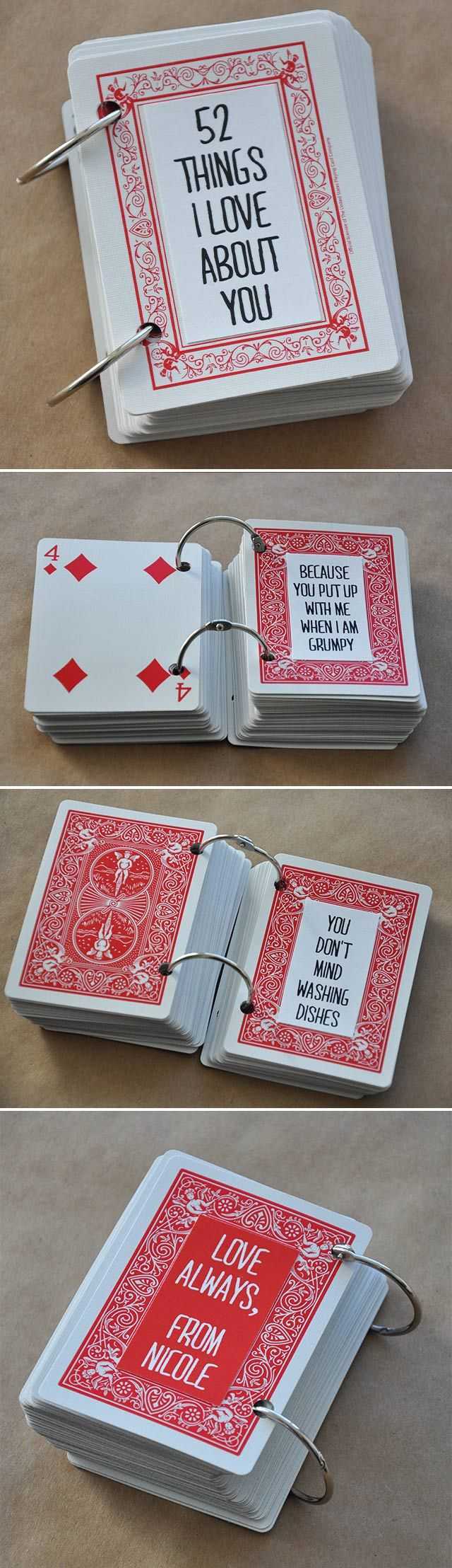 Hanna Megan (Hanna Garcia77) On Pinterest With Regard To 52 Things I Love About You Deck Of Cards Template