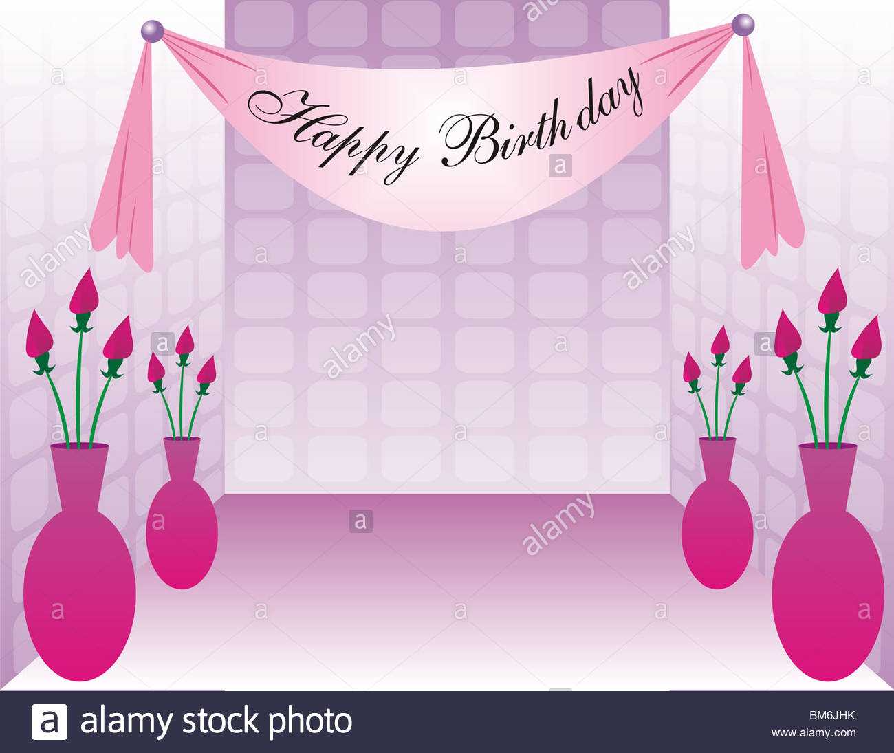 Happy Birthday Banner Stock Photos & Happy Birthday Banner Regarding Sweet 16 Banner Template