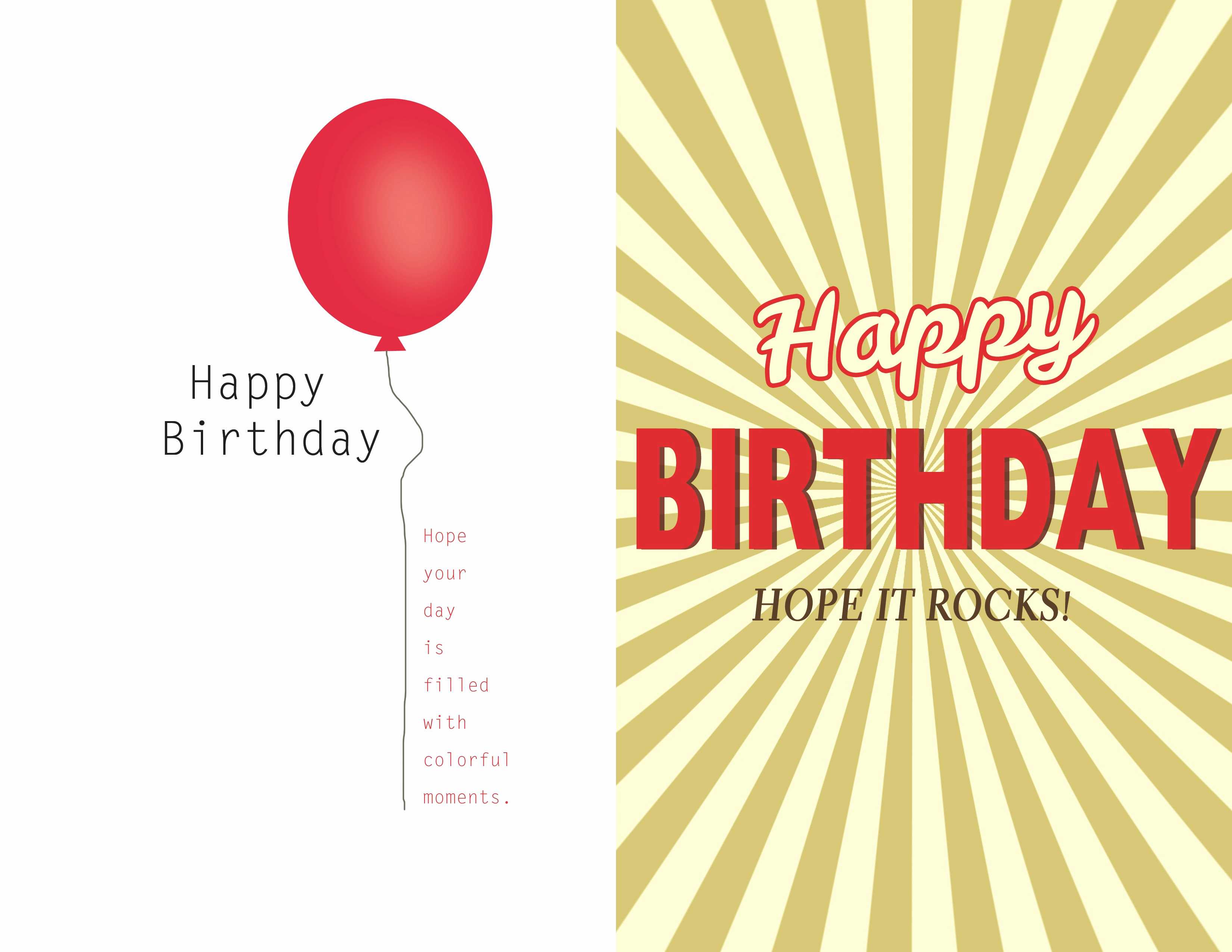 Happy Birthday Card Template – Bedfordfarmersmkt With Quarter Fold Birthday Card Template