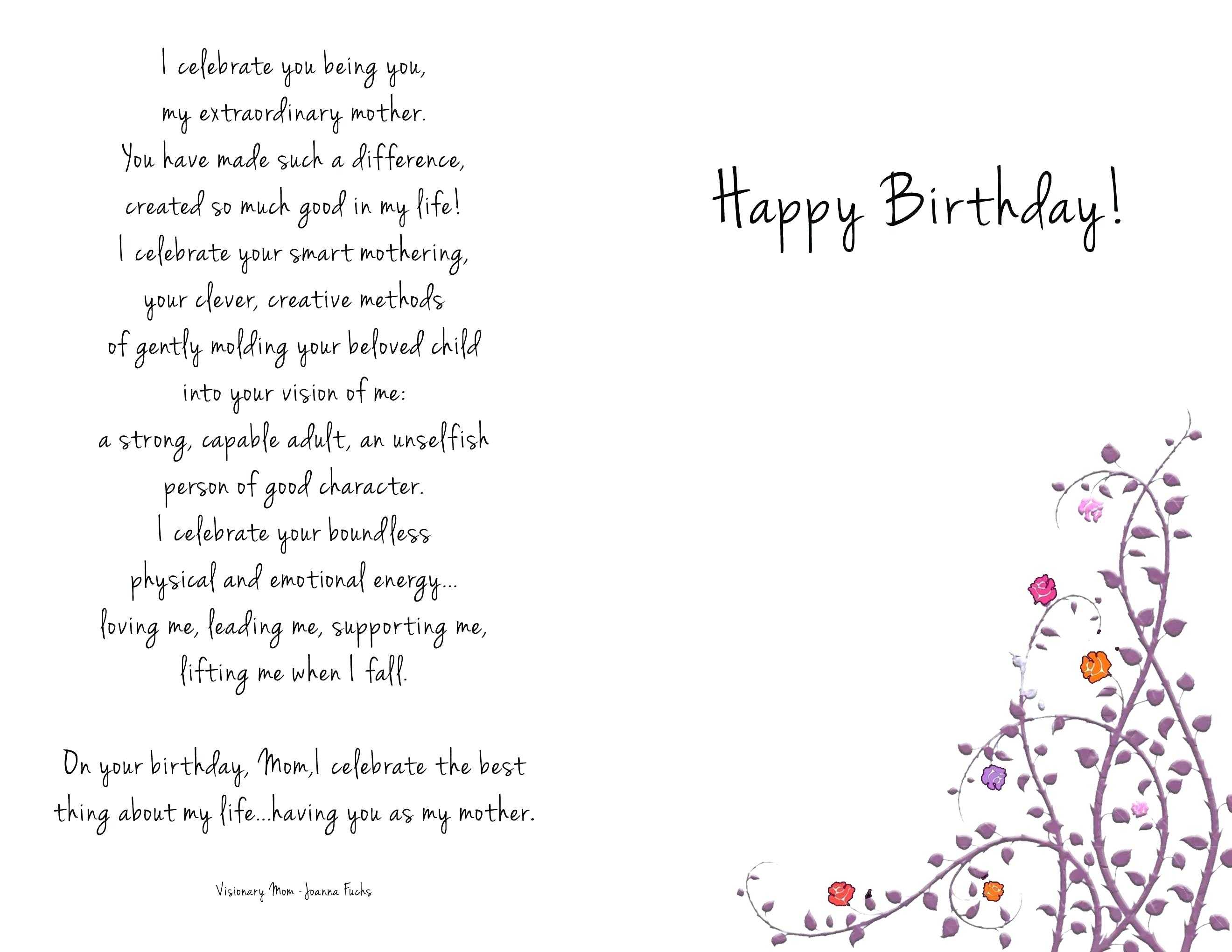 Happy Birthday Mom Coloring Cards – Navajosheet.co Inside Mom Birthday Card Template