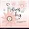 Happy Mother Day Card Background Template With Regarding Mothers Day Card Templates