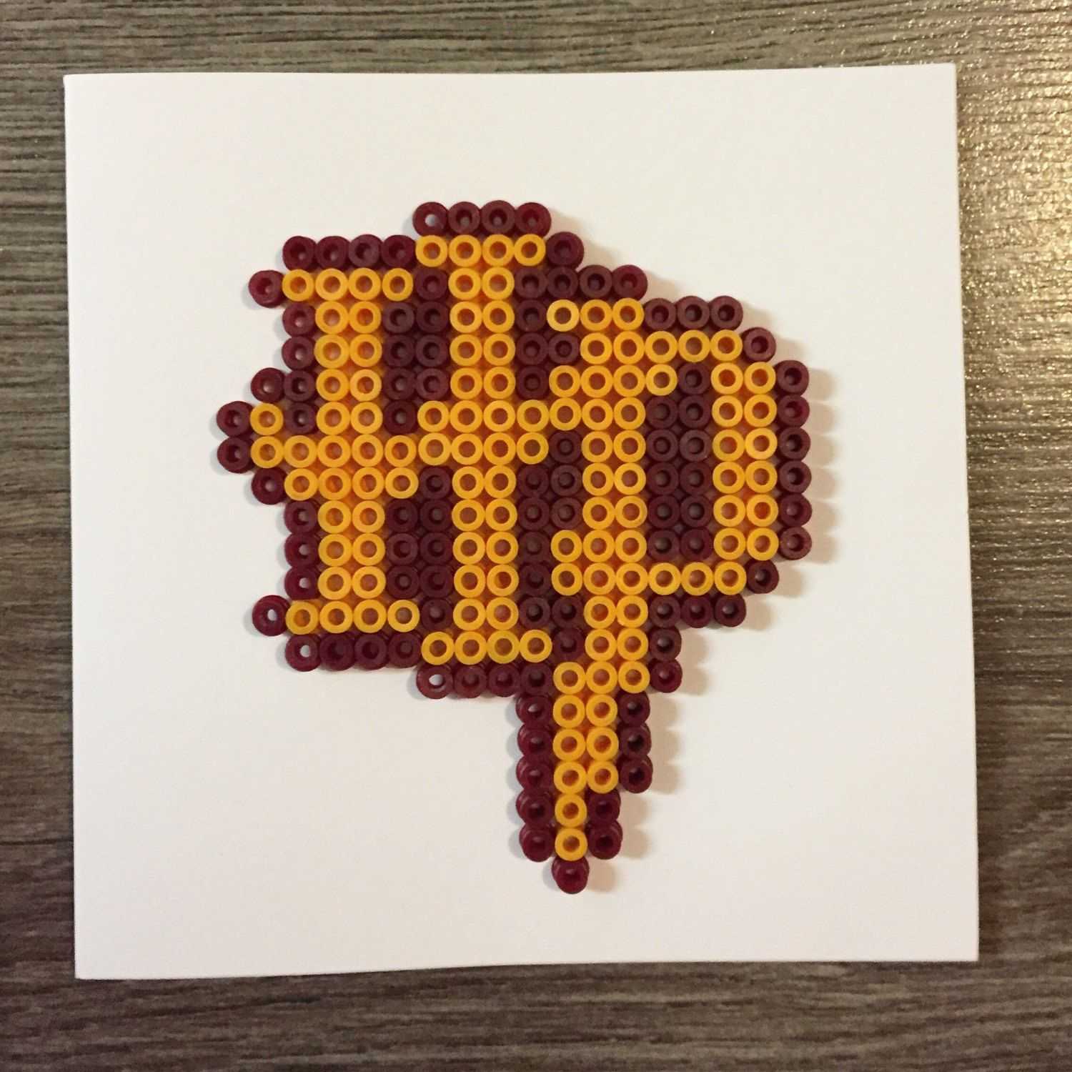 Harry Potter Blank Card Hama Beadspandkcraft | 8 Bit Art With Blank Perler Bead Template