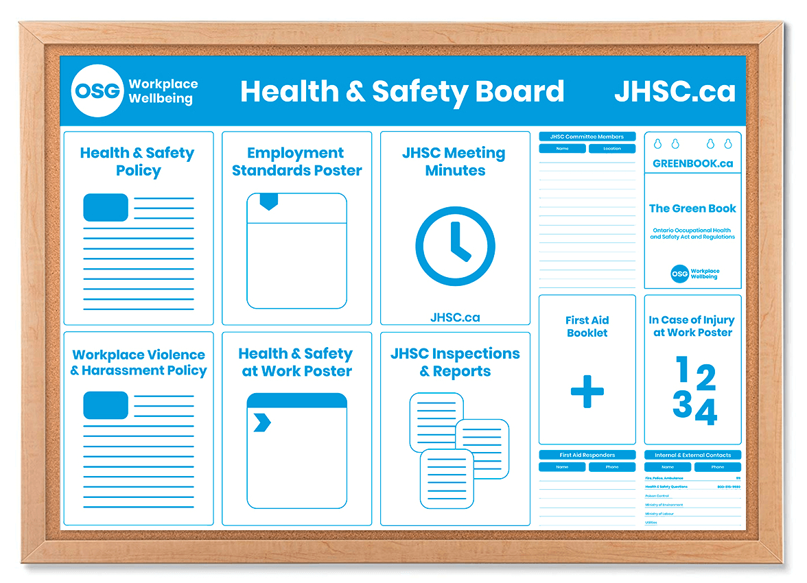 Health And Safety Board Poster Template - Osg Intended For Health And Safety Board Report Template