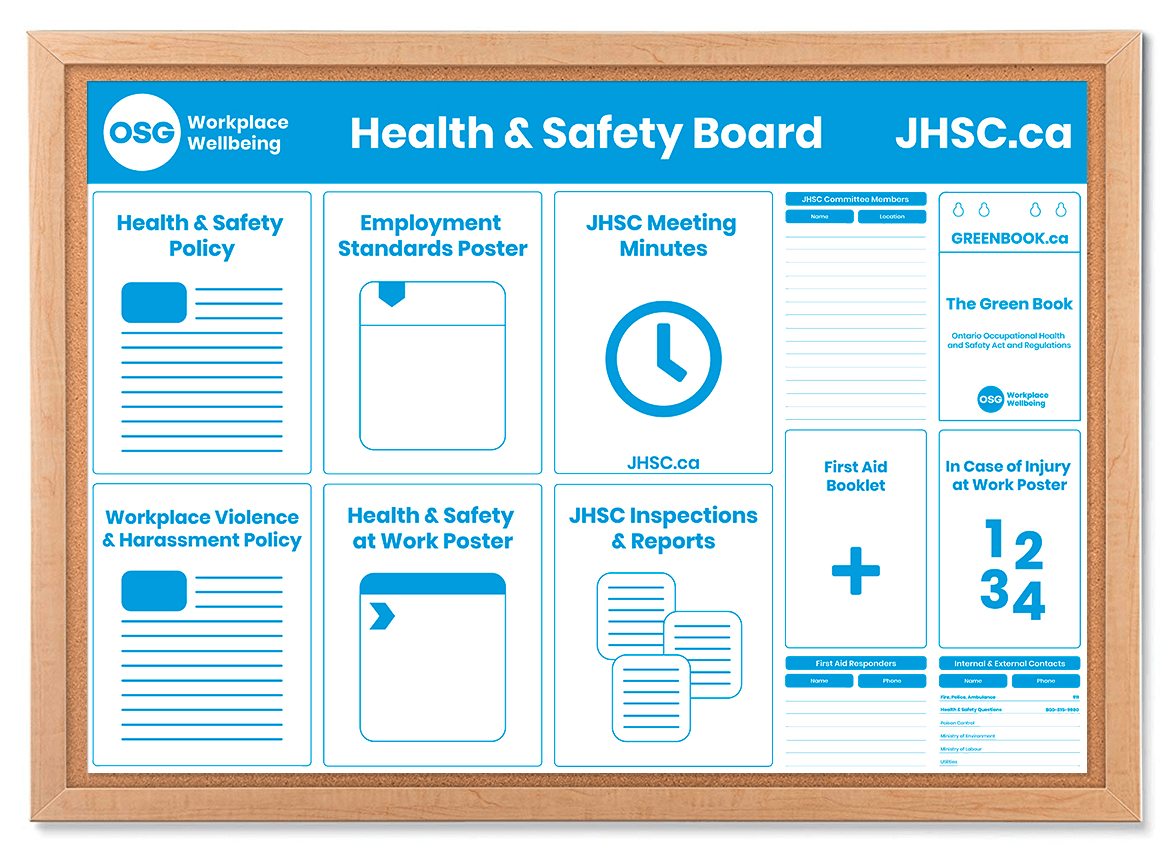 Health And Safety Board Poster Template – Osg Intended For Health And Safety Board Report Template