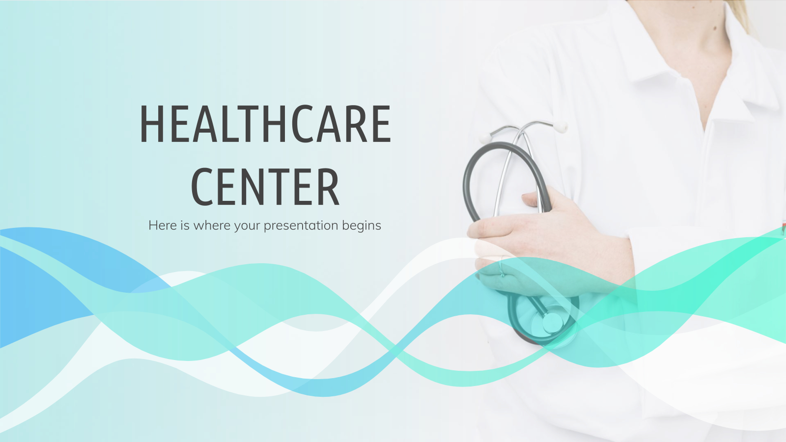 Healthcare Center - Free Presentation Template For Google With Regard To Free Nursing Powerpoint Templates