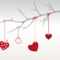 Heart Branch For Valentine Day Backgrounds For Powerpoint In Valentine Powerpoint Templates Free