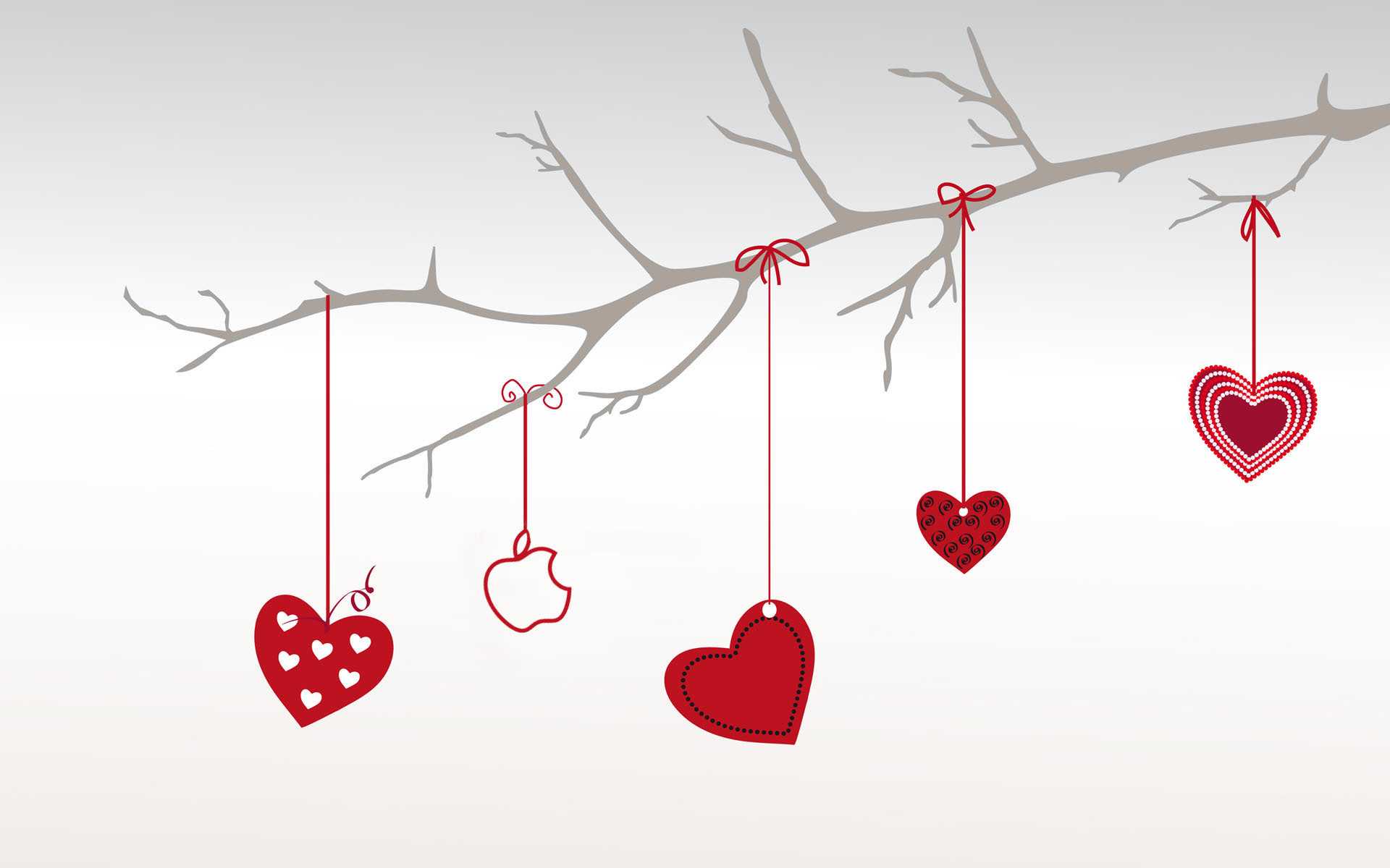 Heart Branch For Valentine Day Backgrounds For Powerpoint In Valentine Powerpoint Templates Free