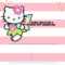 Hello Kitty Invitation Template – Portrait Mode | Free Pertaining To Hello Kitty Birthday Banner Template Free
