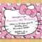 Hello Kitty Printable Birthday Invitations | Hello Kitty Pertaining To Hello Kitty Banner Template
