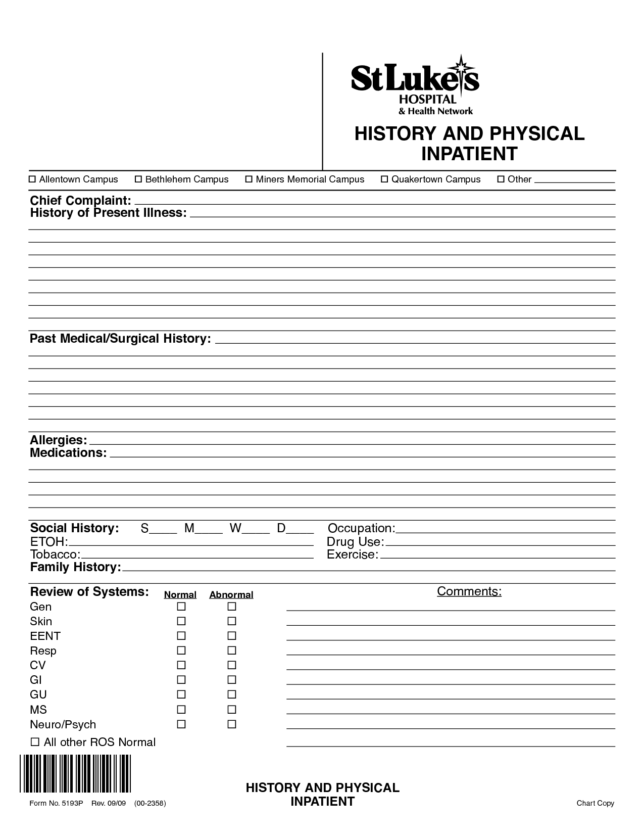 History And Physical Template | Doliquid Throughout History And Physical Template Word