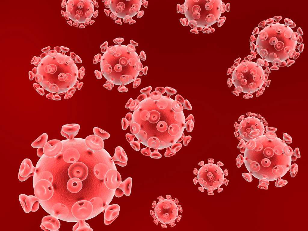 Hiv Virus Particles Backgrounds For Powerpoint – Health And Pertaining To Virus Powerpoint Template Free Download