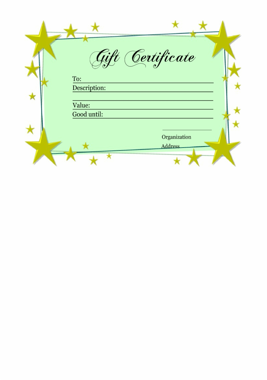 Homemade Gift Certificate Template – Printable Gift Vouchers Within Homemade Gift Certificate Template