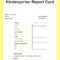 Homeschool Report Card Template Free – Verypage.co Regarding Kindergarten Report Card Template