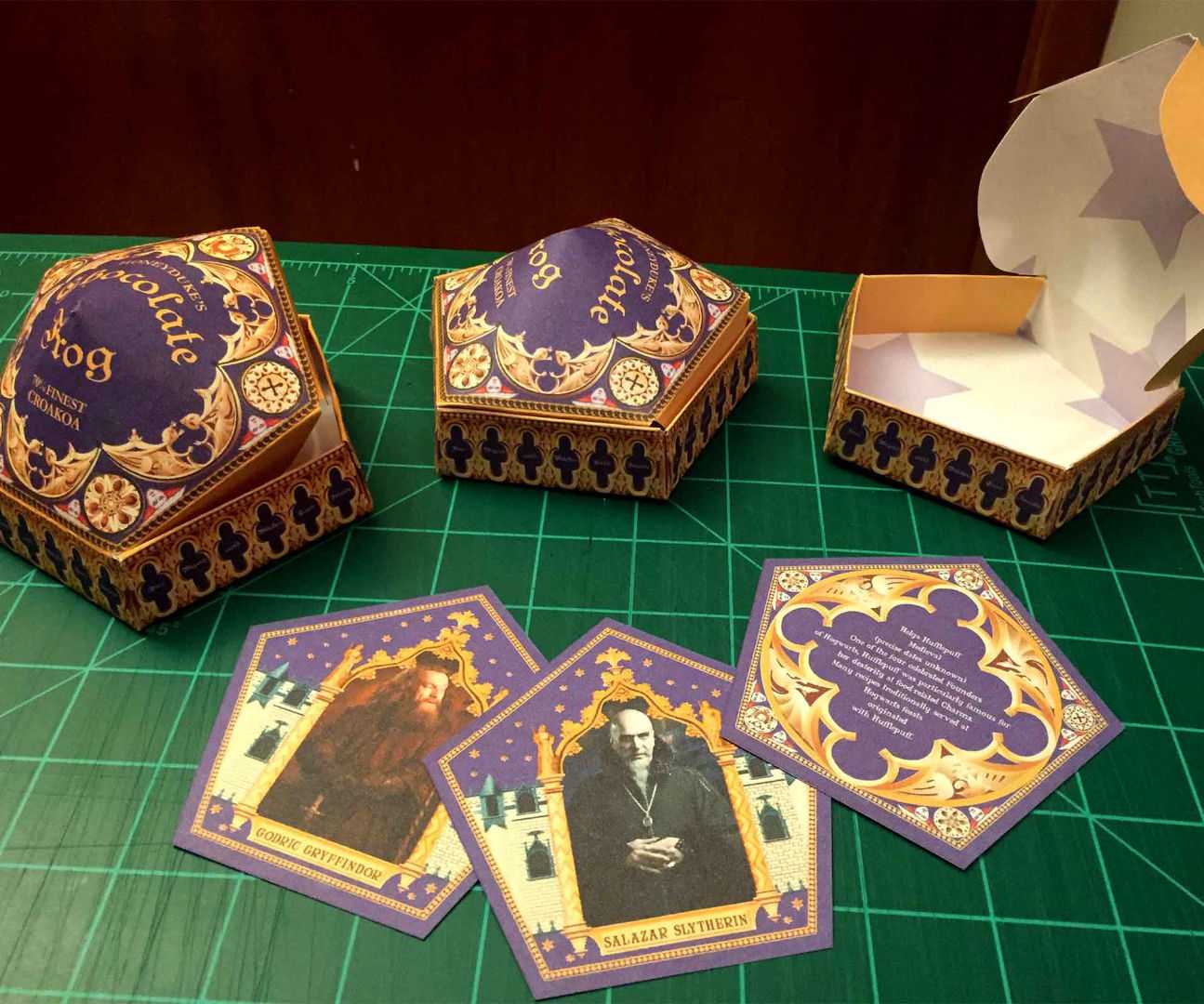 Honeyduke's Chocolate Frog Cards: 3 Steps Intended For Chocolate Frog Card Template