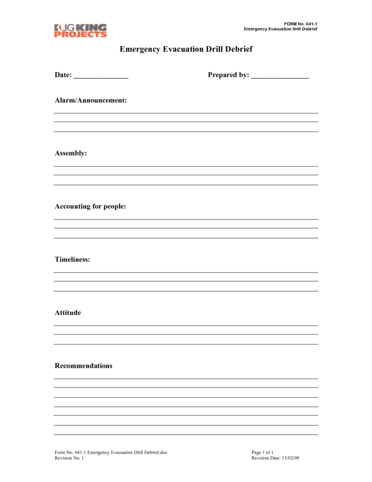 Hospital Debriefing Form Template Pertaining To Debriefing Report