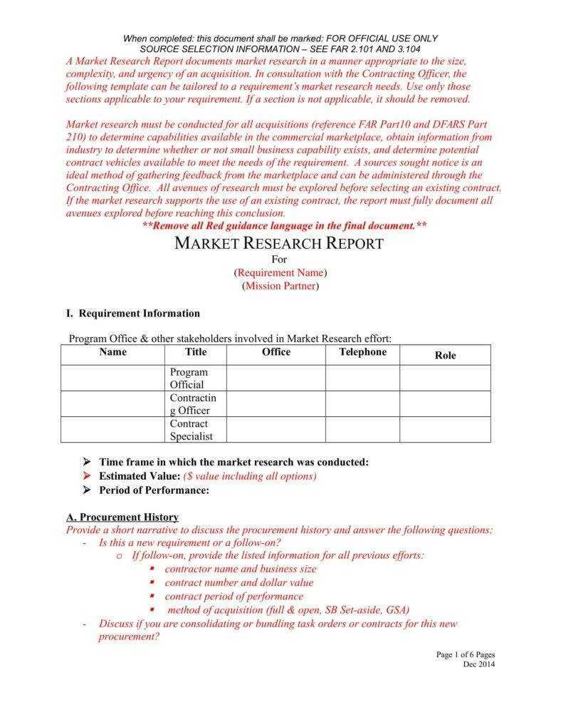 How A Market Research Benefits Your Business | Free Throughout Market Research Report Template