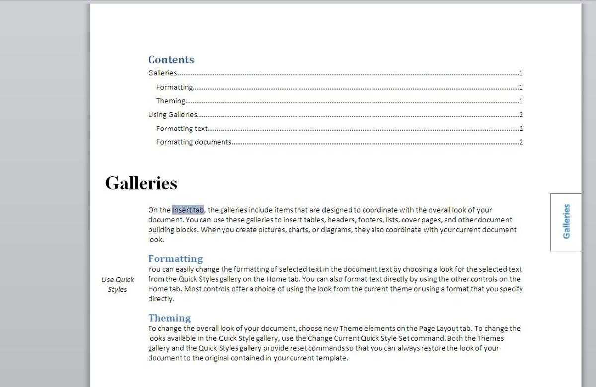 How To Add An Index To A Word Document Using Index Tags Within Contents Page Word Template