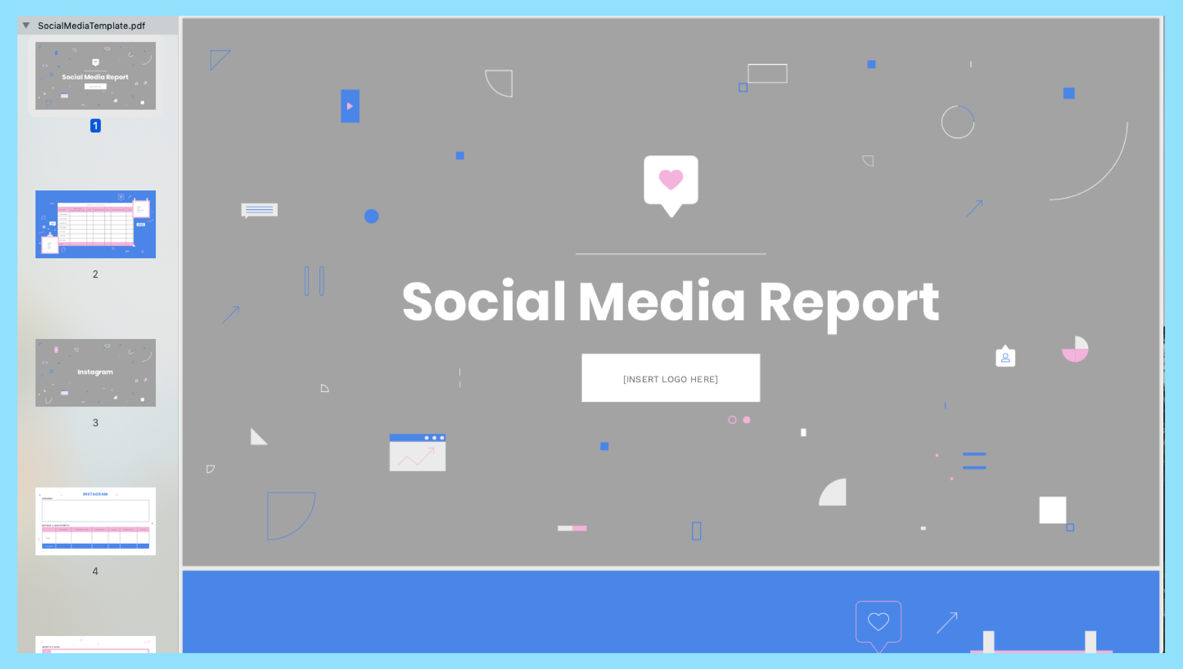 How To Build A Monthly Social Media Report For Social Media Report Template