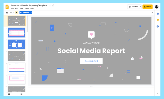 How To Build A Monthly Social Media Report intended for Social Media Report Template