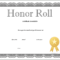 How To Craft A Professional-Looking Honor Roll Certificate in Honor Roll Certificate Template