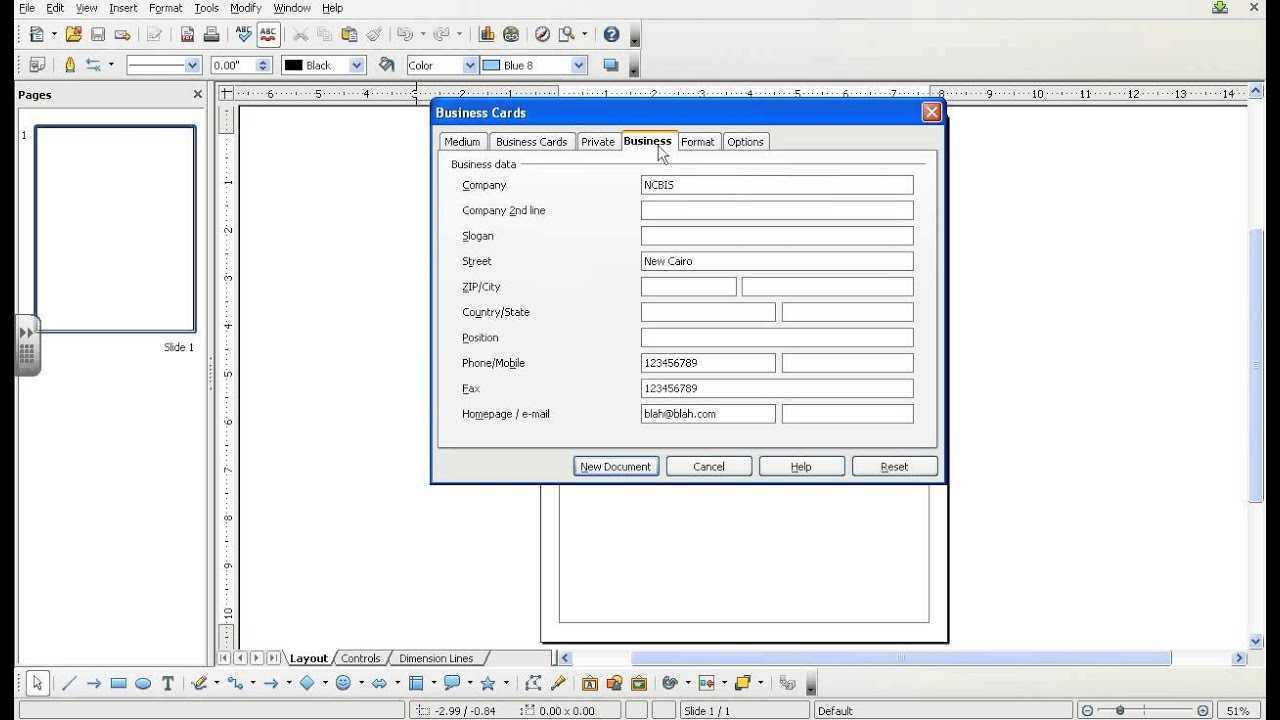 How To Create A Biz Card Using Open Office Draw 3.1Icttoolbox From  Screenr With Openoffice Business Card Template
