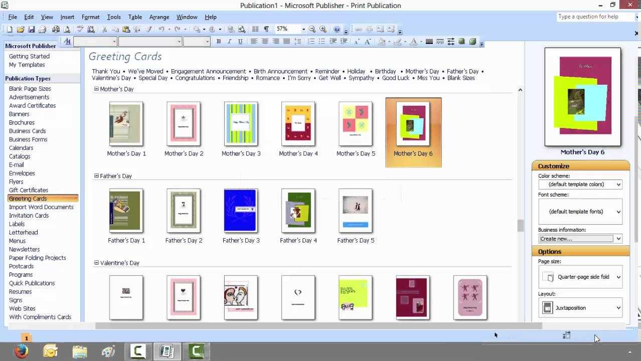 How To Create A Greeting Card With Microsoft Publisher Regarding Birthday Card Publisher Template